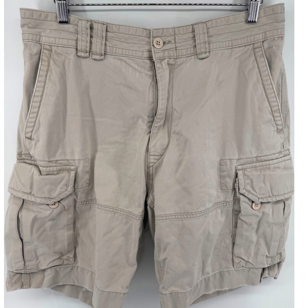 Polo Ralph Lauren Mens Classic Fit Cargo Shorts Tan Khaki Cotton Sz 34 0763